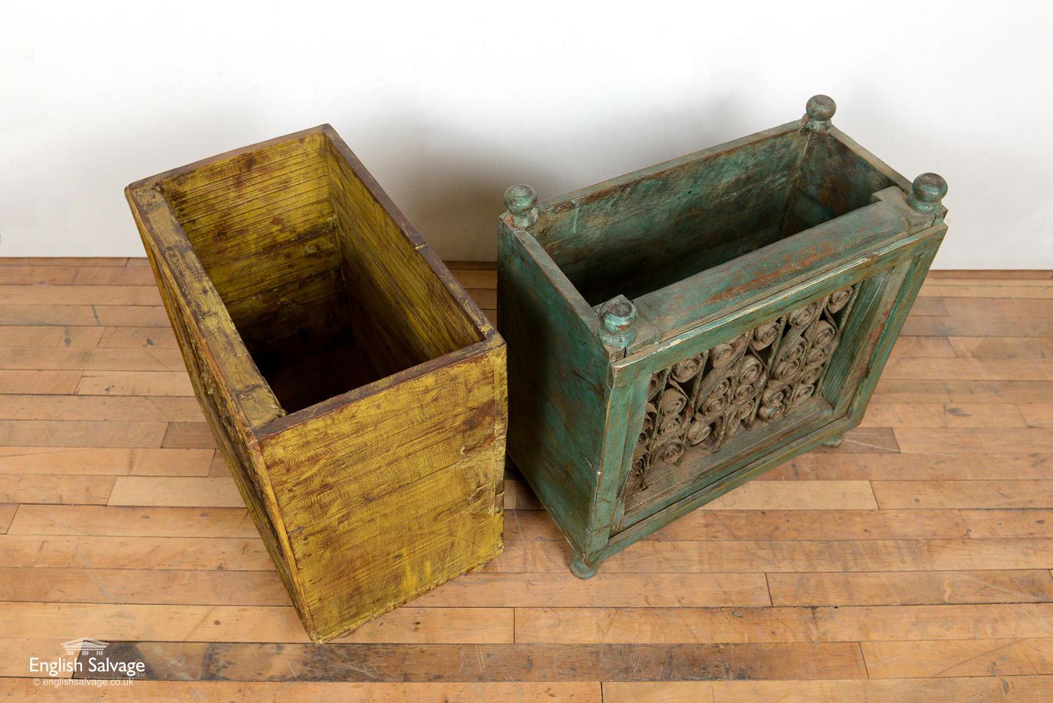 Painted Wood and Iron Magazine Racks, 20th Century In Good Condition For Sale In London, GB