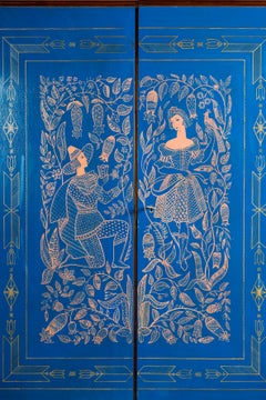 Painted Wood Bar by Englander & Bonta, Argentina, 1940