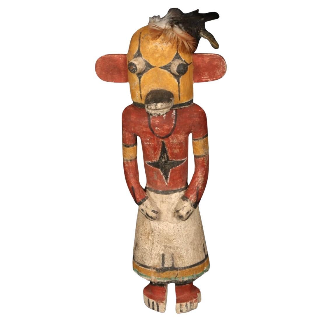 Figura Kachina Hopi de Madera Pintada en venta
