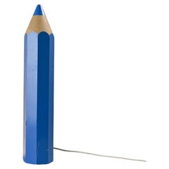 Painted wood pencil lamp by Michel Aroutcheff, circa 1980 Vilac