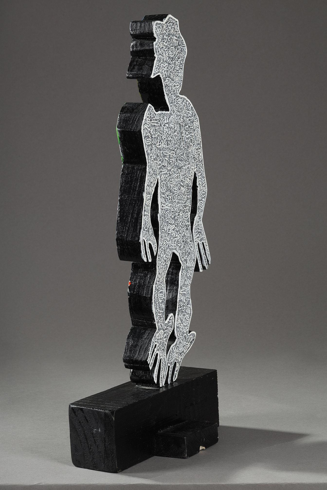 Scultura in legno dipinto, 