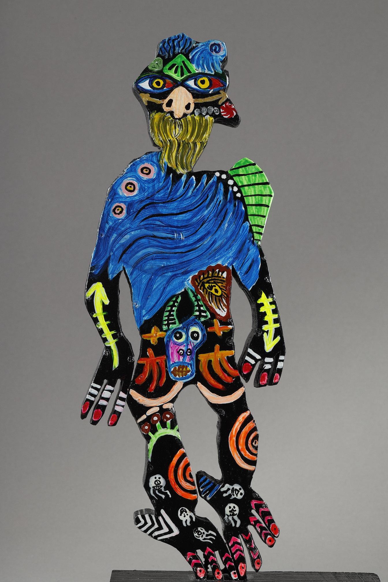 Scultura in legno dipinto, 