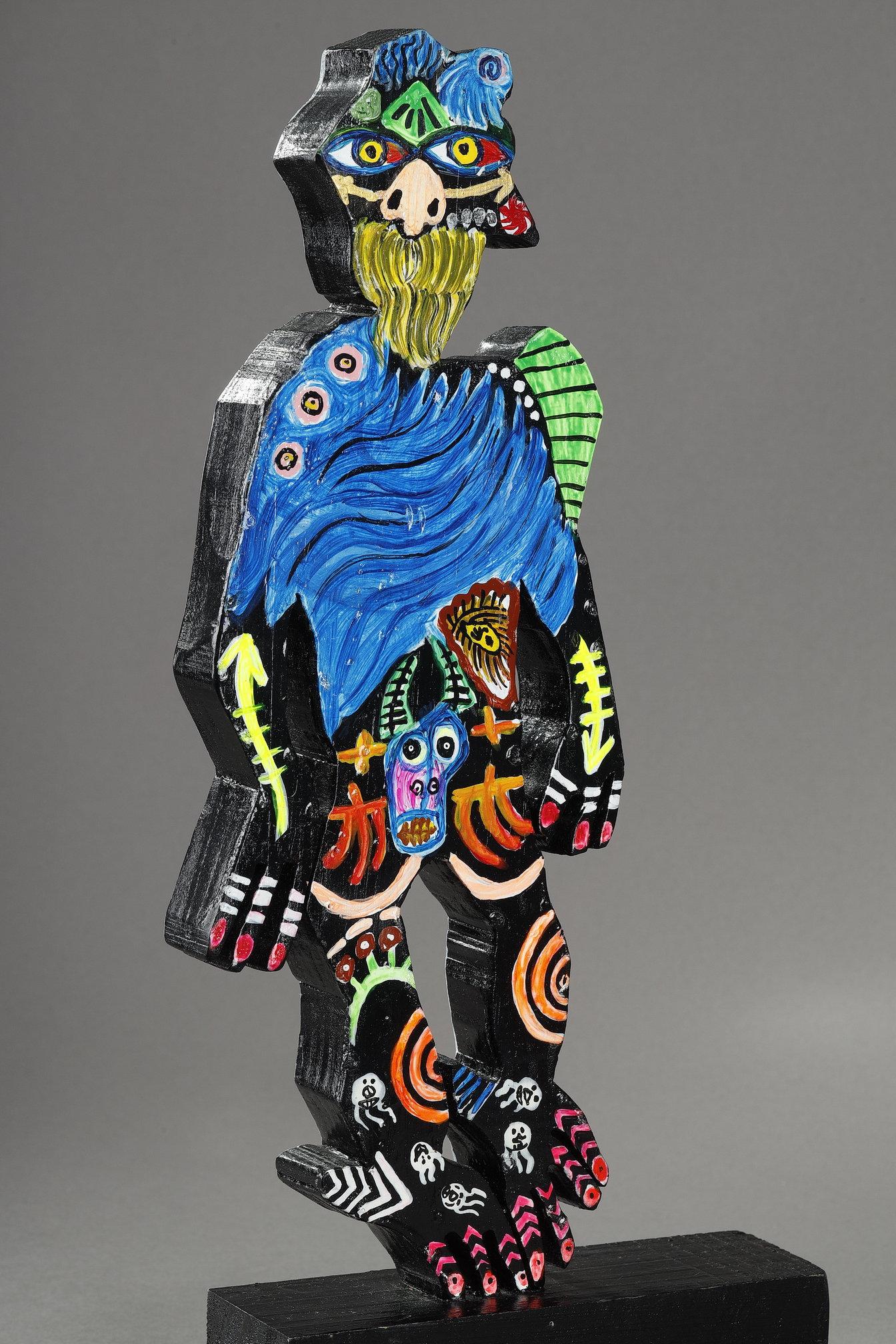 Scultura in legno dipinto, 