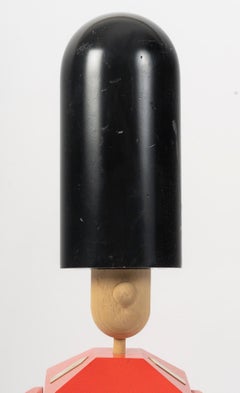 Painted wood sculpture of an English Royal Guardsman, 20th century.