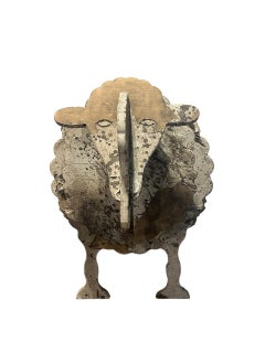 Painted Wood Sheep Bookshelf