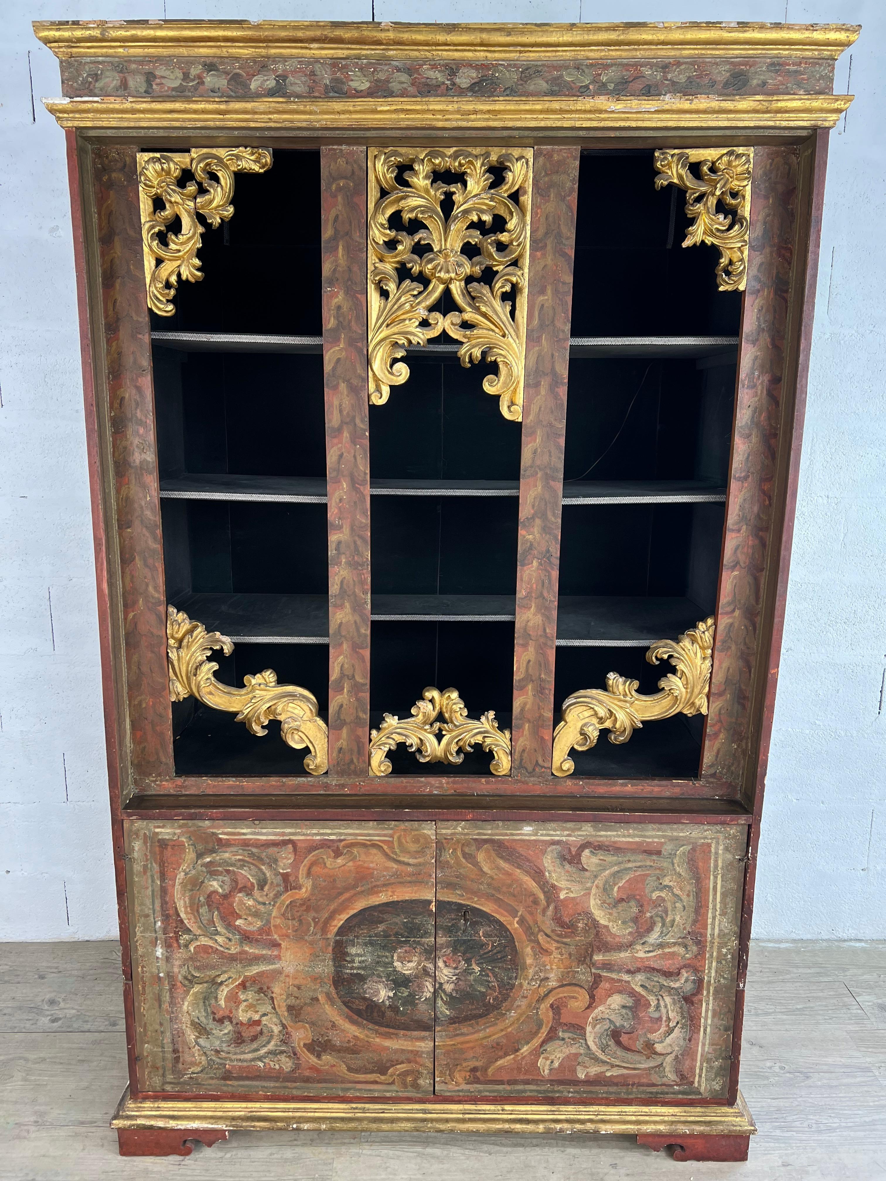 Estantería-librería de madera pintada Italia Italiano en venta