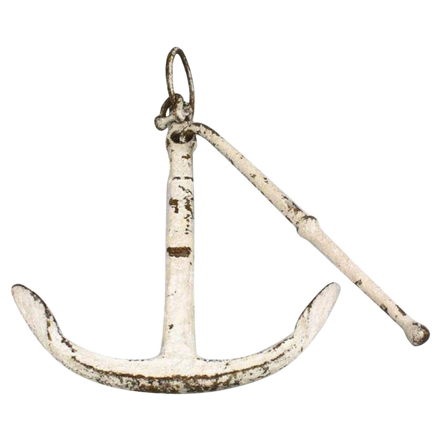 Painted Wrought Iron Anchor