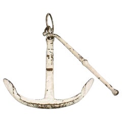 Painted Wrought Iron Anchor