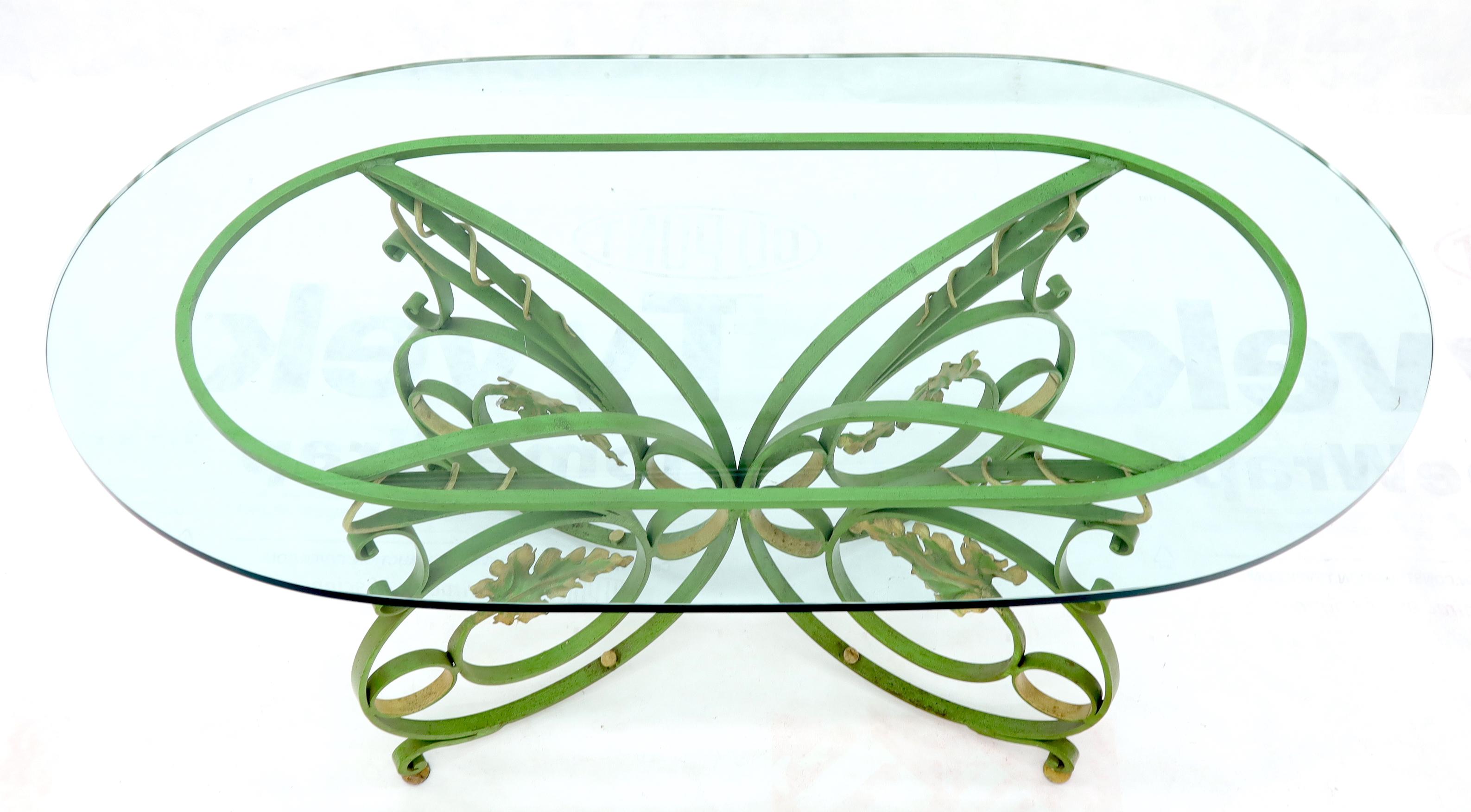 Hand painted wrought iron thick 3/4
