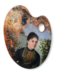 Painter's palettes, portraits; 19th century