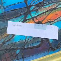 Painting Abstract, in the Style of Mathieu Matégot, France, 1970