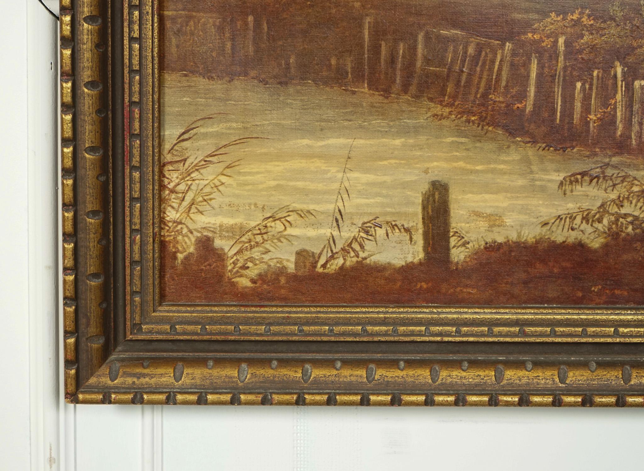 Bois de feuillus PAiNTING APRèS JACOB VAN RUISDAEL LE MOULIN WIJK-BIJ-DUURSTEDE NEERLANDAIS 1628-1682 en vente