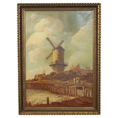 PAiNTE DESPUÉS DE JACOB VAN RUISDAEL EL MOLINO WIJK-BIJ-DUURSTEDE HOLANDÉS 1628-1682