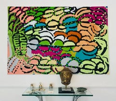 Painting Australian Aboriginal Artist Lorna Fencer Napurrula