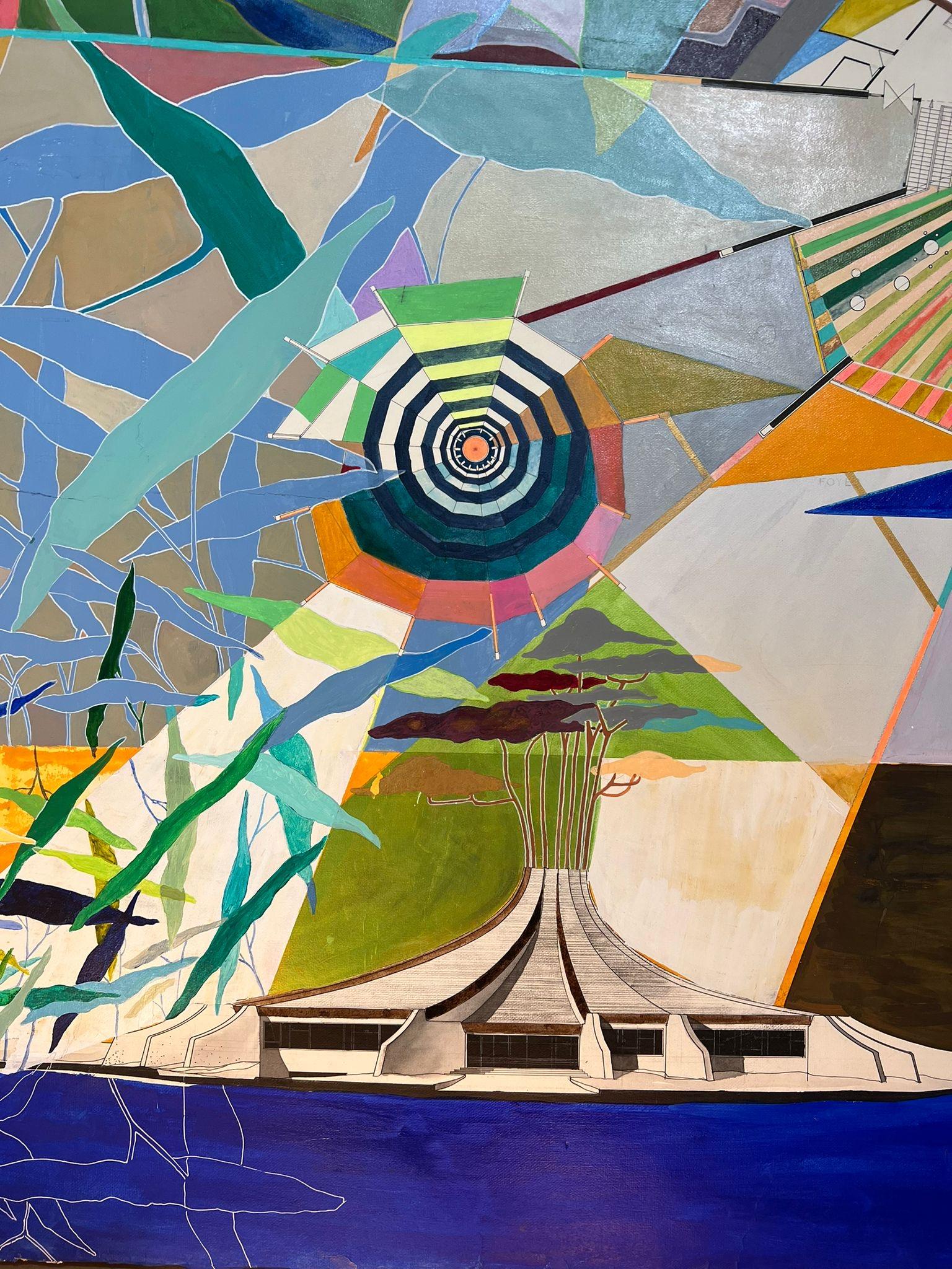 Pintura . Brasilia, moderna Francés en venta