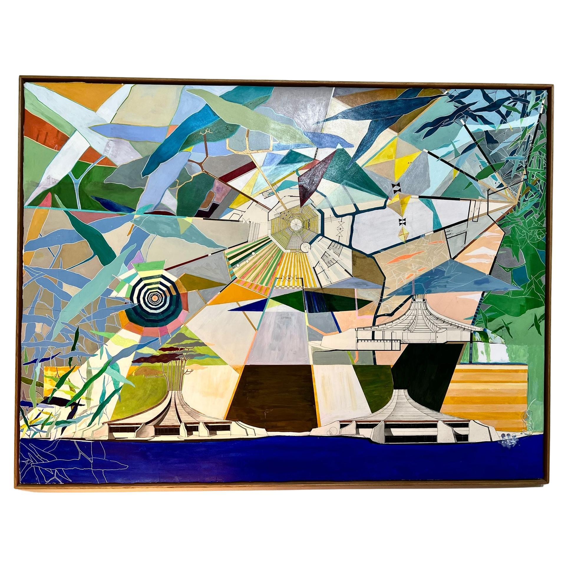 Painting . Brasilia, modern