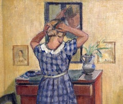 Gemälde eines europäischen Künstlers:: Öl auf Leinwand:: Knud Ove Hilkier:: um 1900