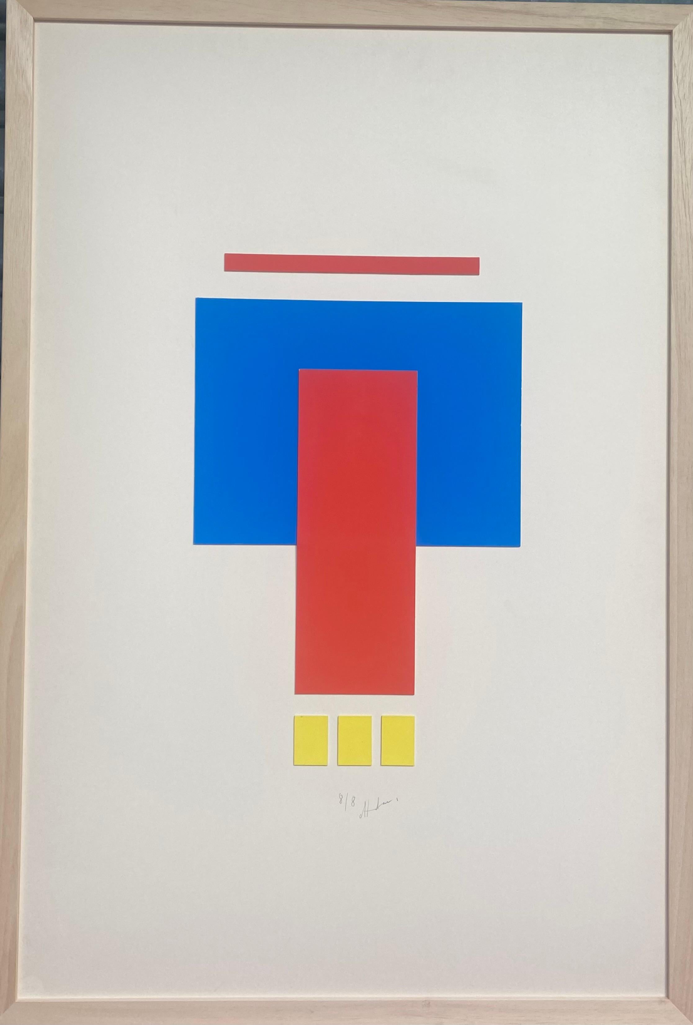 Albert Chubac (1925-2008)
Geometric composition
Cutting and collage. 
Signed and numbered 8/8 
Dimensions ; 118.5 x 78.5 Cm.
Price : 3200€.

Who is Albert Chubac? 

Albert Chubac was born in 1925 in Geneva.
Figuration Libre: In 1947,