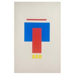 Painting by Albert Chubac '1925-2008' Untitled Mixed Media on Paper