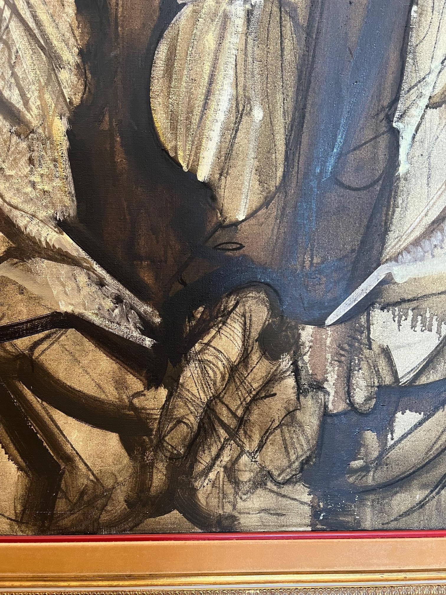 Spanish Painting by Alvaro Delgado For Sale