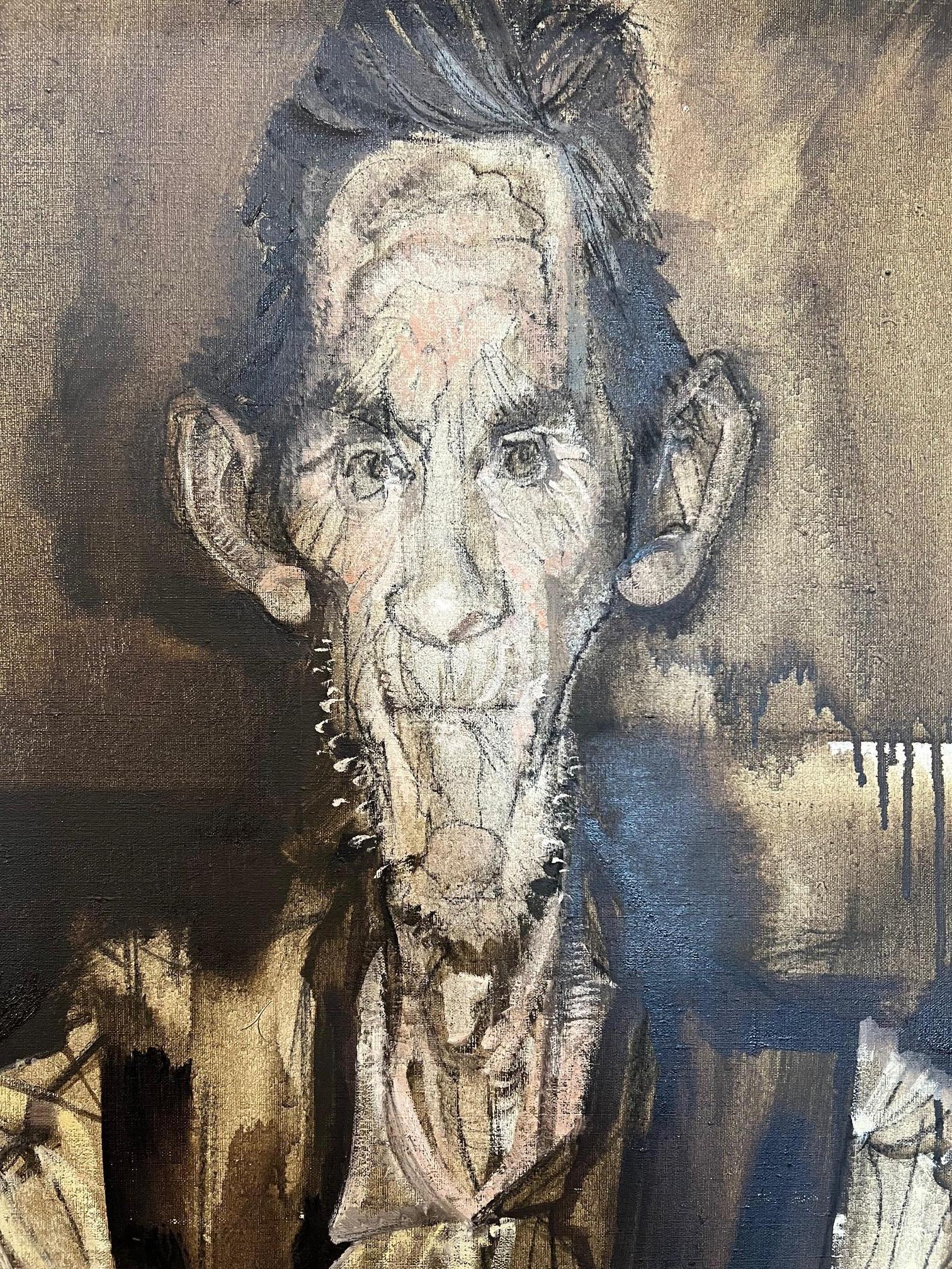 Mid-20th Century Painting by Alvaro Delgado For Sale