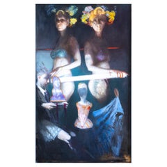 Pintura de Andreas Wachter (*1951), Lichtung (Despeje), 2023
