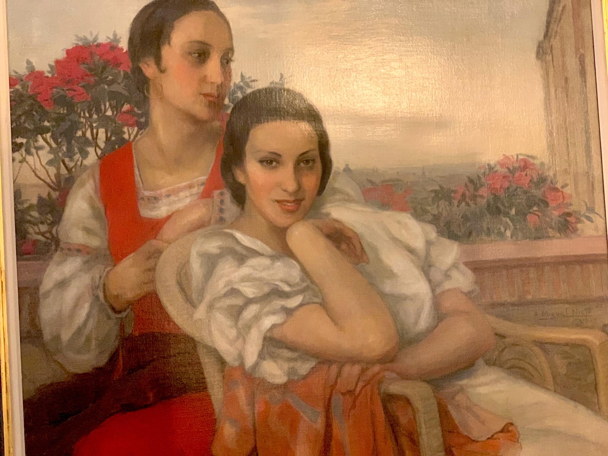 Spanish Painting by Anselmo Miguel Nieto, ARR For Sale