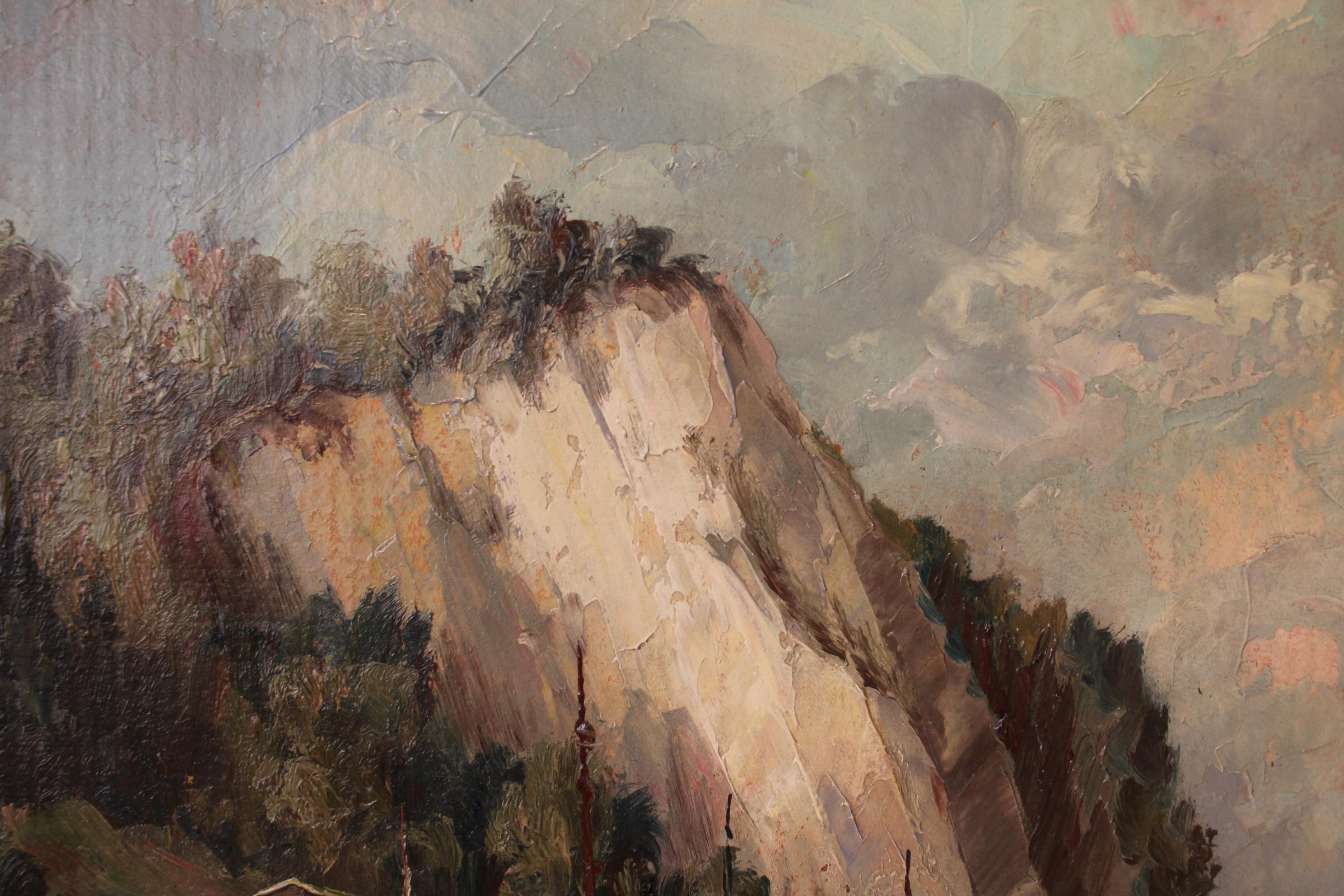 Pintura de August Becker Lienzo en venta