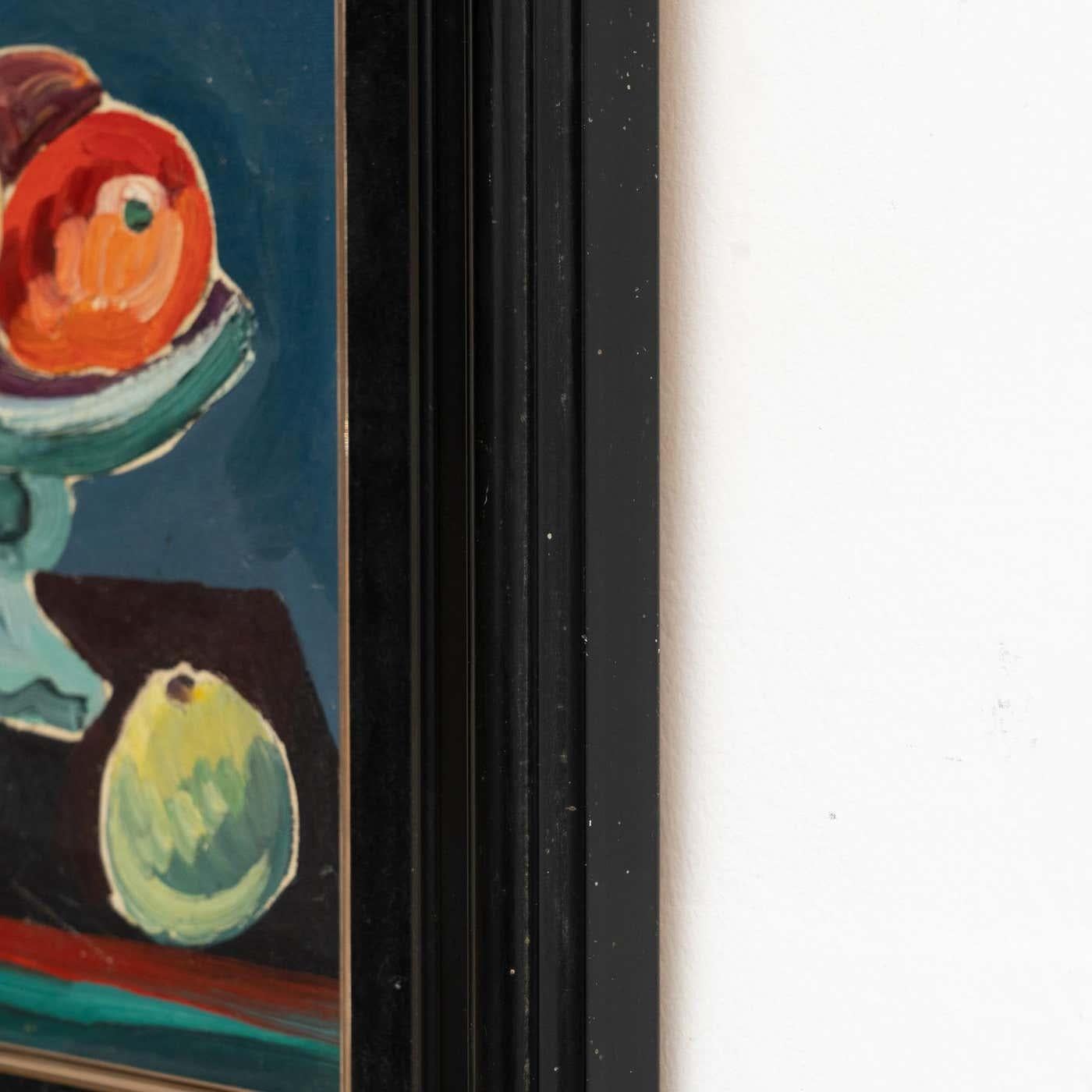 Gemälde von Caxing, Öl auf Leinwand, um 1940 im Angebot 7