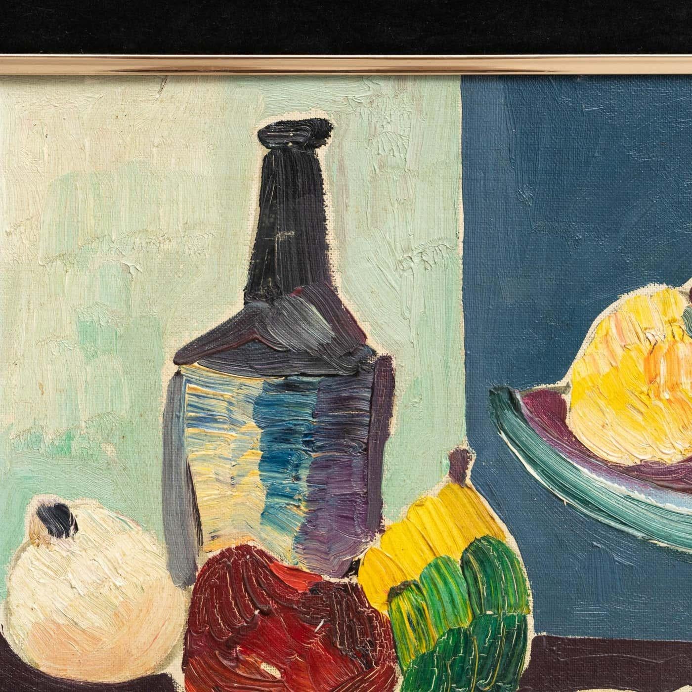 Gemälde von Caxing, Öl auf Leinwand, um 1940 im Angebot 1