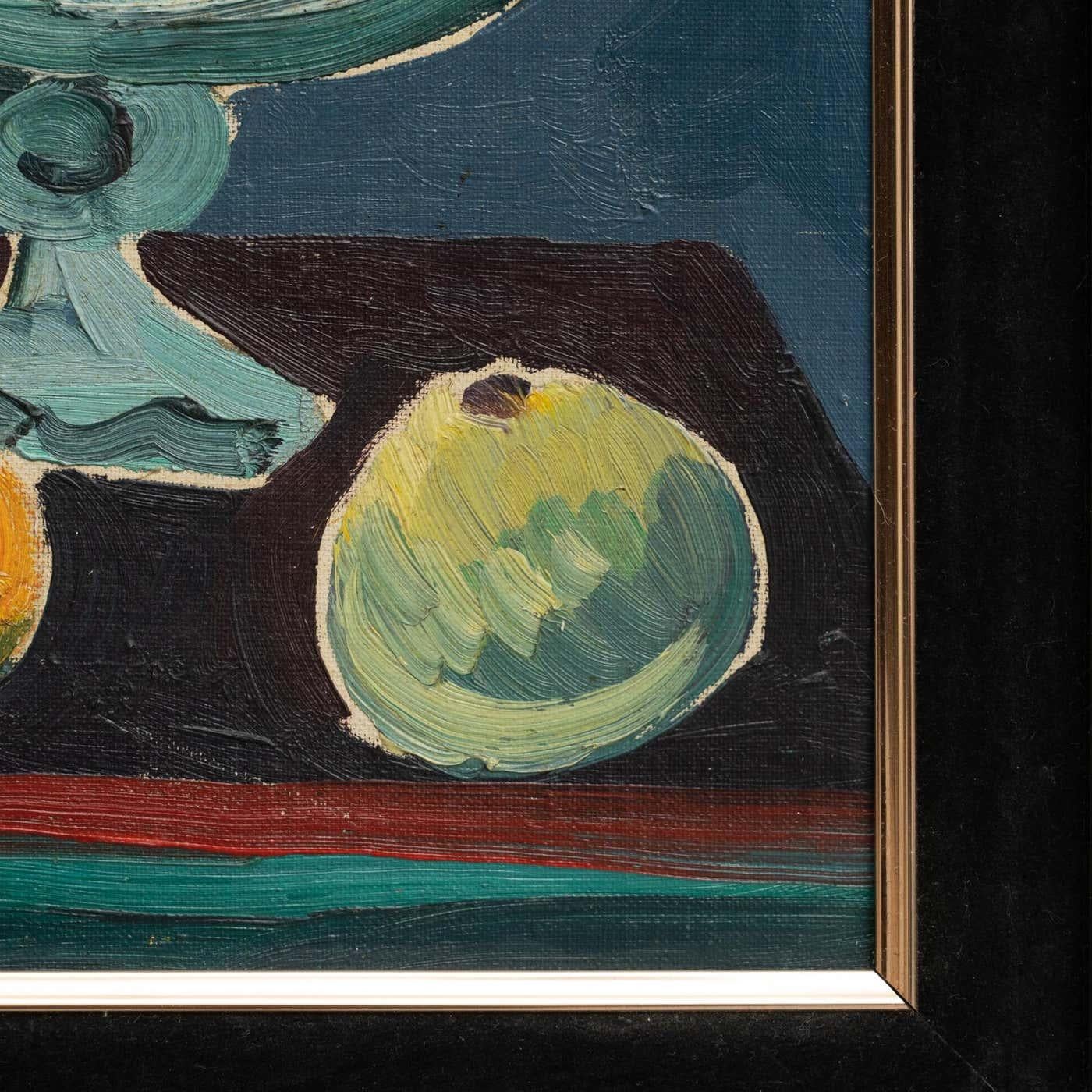 Gemälde von Caxing, Öl auf Leinwand, um 1940 im Angebot 3