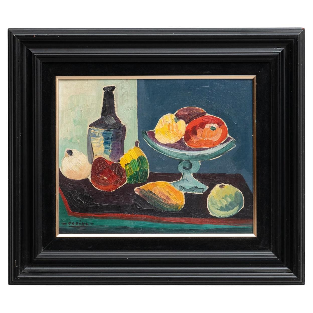 Painting by Caxing, Oil on Canvas, circa 1940 For Sale