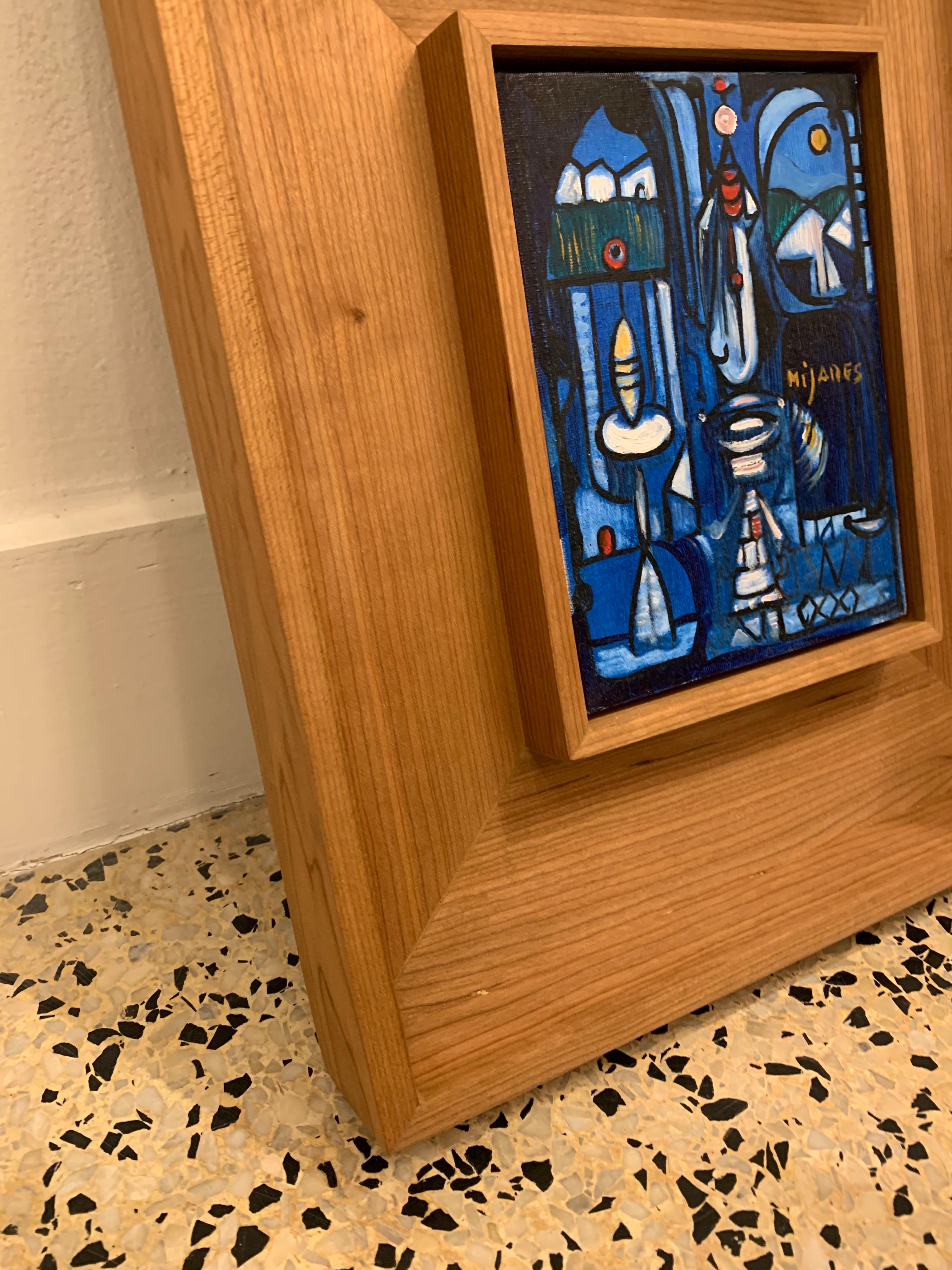 Painting by Cuban American artist Jose-Maria Mijares In Good Condition In North Miami, FL