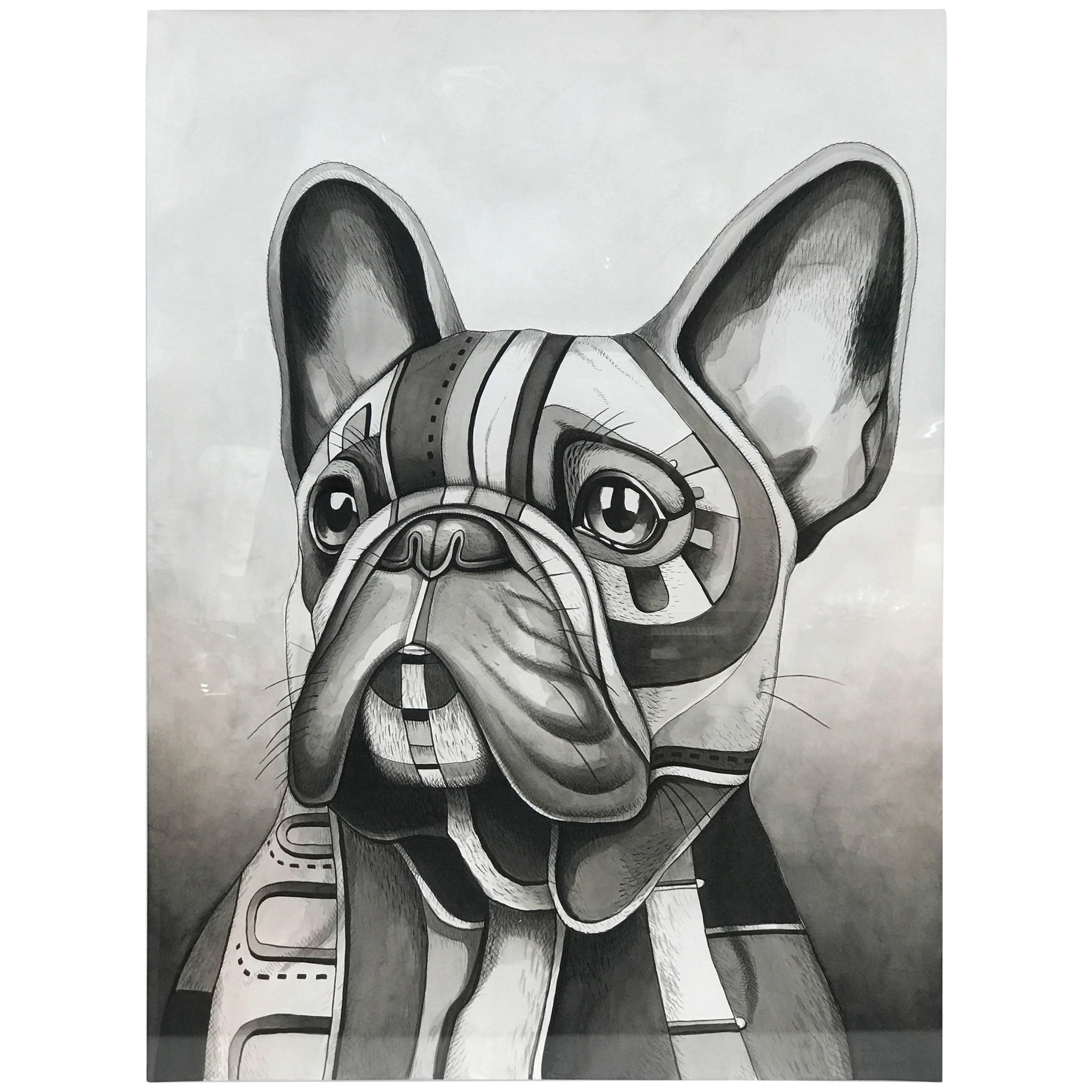 Painting by Davidgilmore Based on Rescue Doggies For Sale