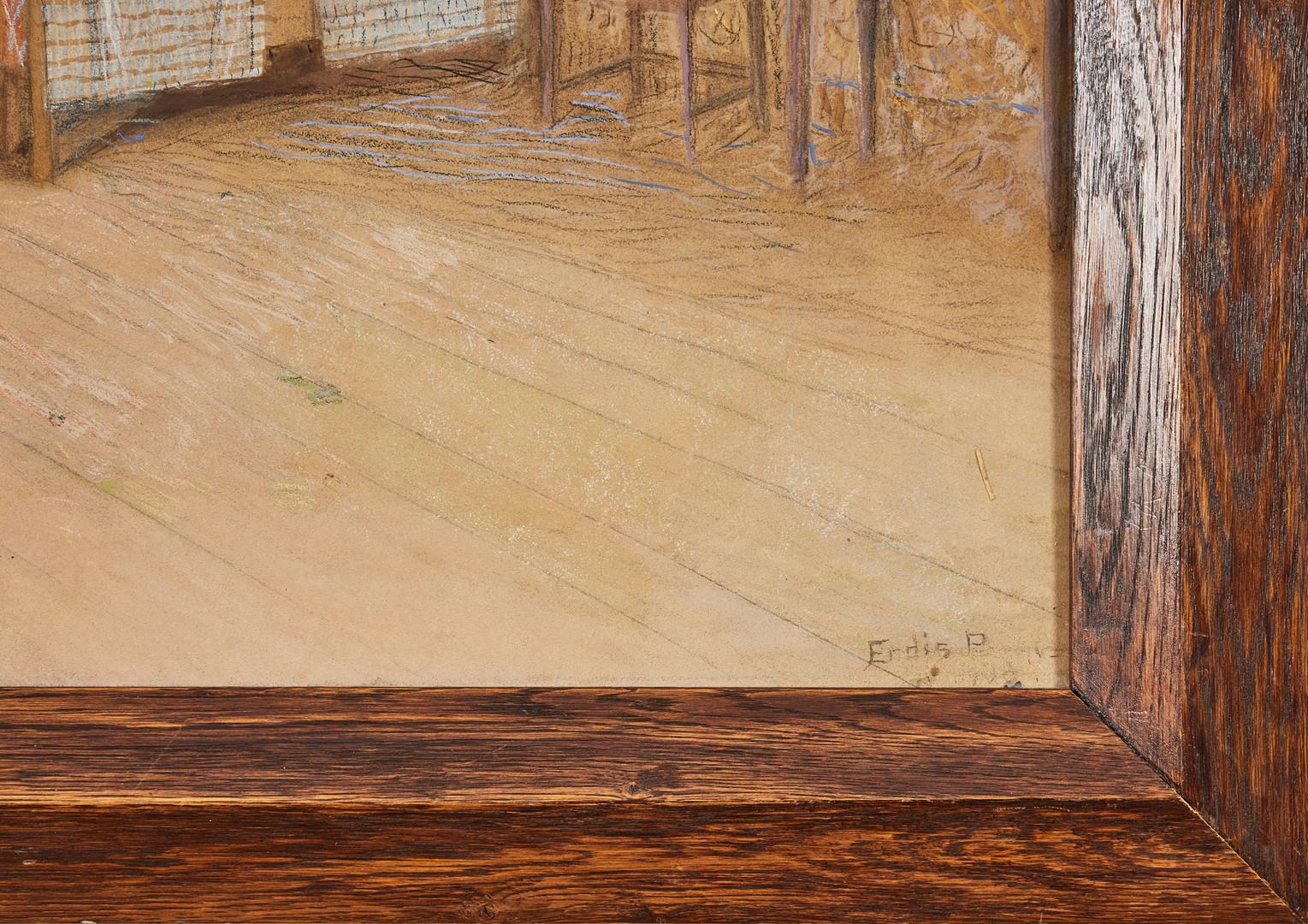 A watercolor and pastel painting on board by Swedish artist Endis Bergström.  Signed and in the original frame.

Endis Bergström (1866–1950) was a Swedish artist, known for her portraits, landscapes, interiors, and still lifes. She studied at the