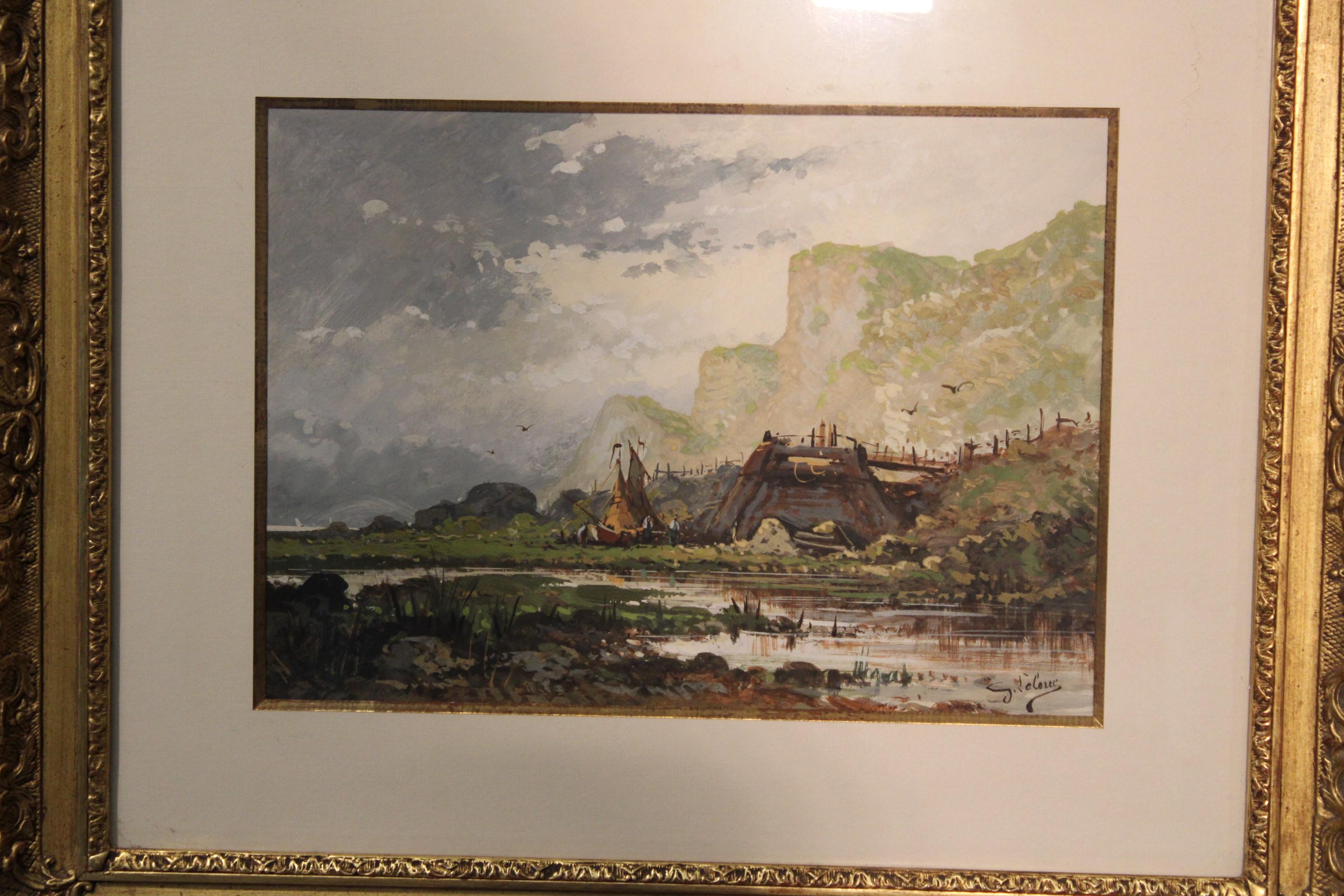 Painting by Eugène Galien, Laloue In Good Condition For Sale In Paris, FR