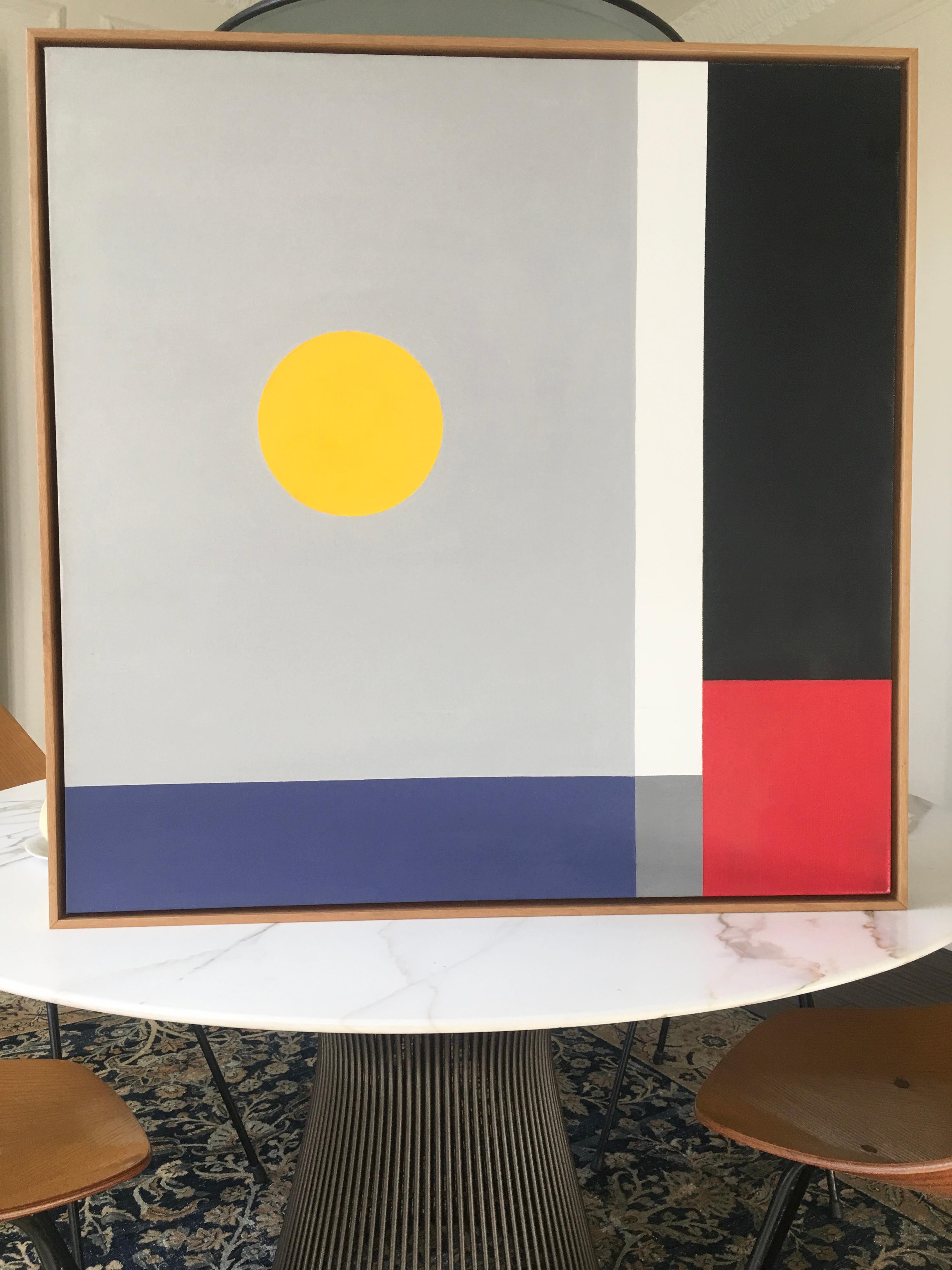 Mid-Century Modern Painting by Fred Rubik, 1970s For Sale