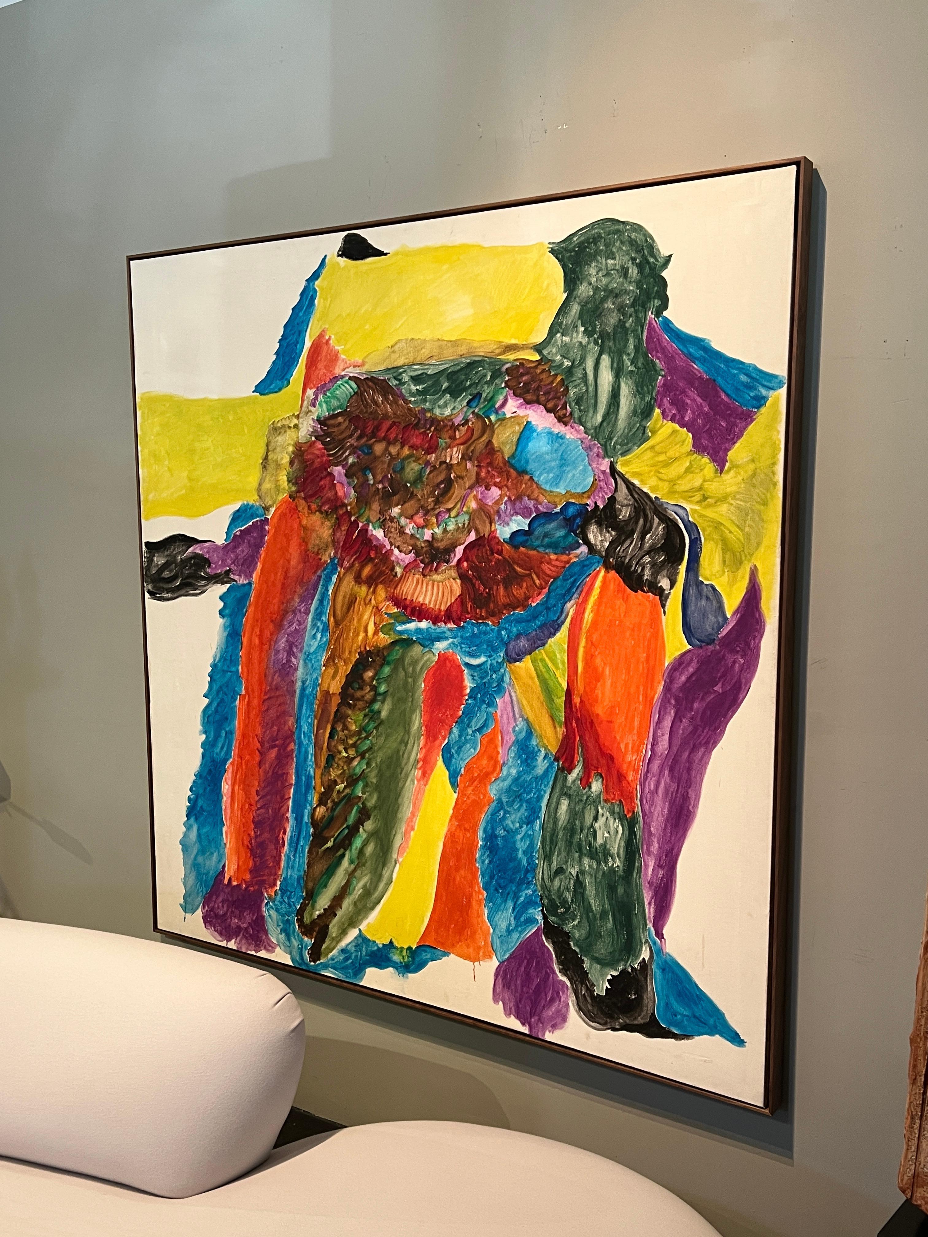 Pintura de Gerald van de Wiele mediados del siglo XX en venta