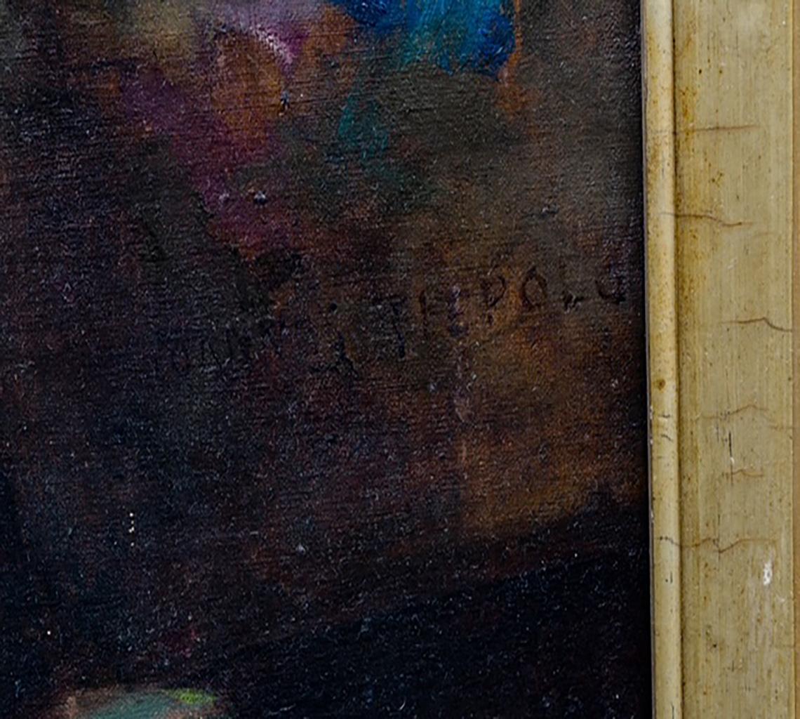Gemälde von GIACOMO FAVRETTO (Venedig, 1849-1887) Vandalismus (Arme Antike) im Zustand „Gut“ im Angebot in Autonomous City Buenos Aires, CABA
