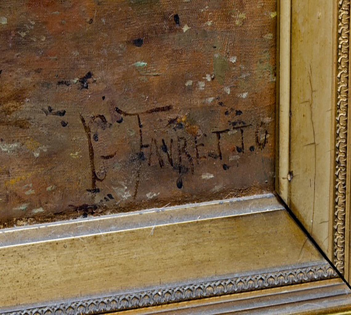 Gemälde von GIACOMO FAVRETTO (Venedig, 1849-1887) Vandalismus (Arme Antike) im Angebot 1