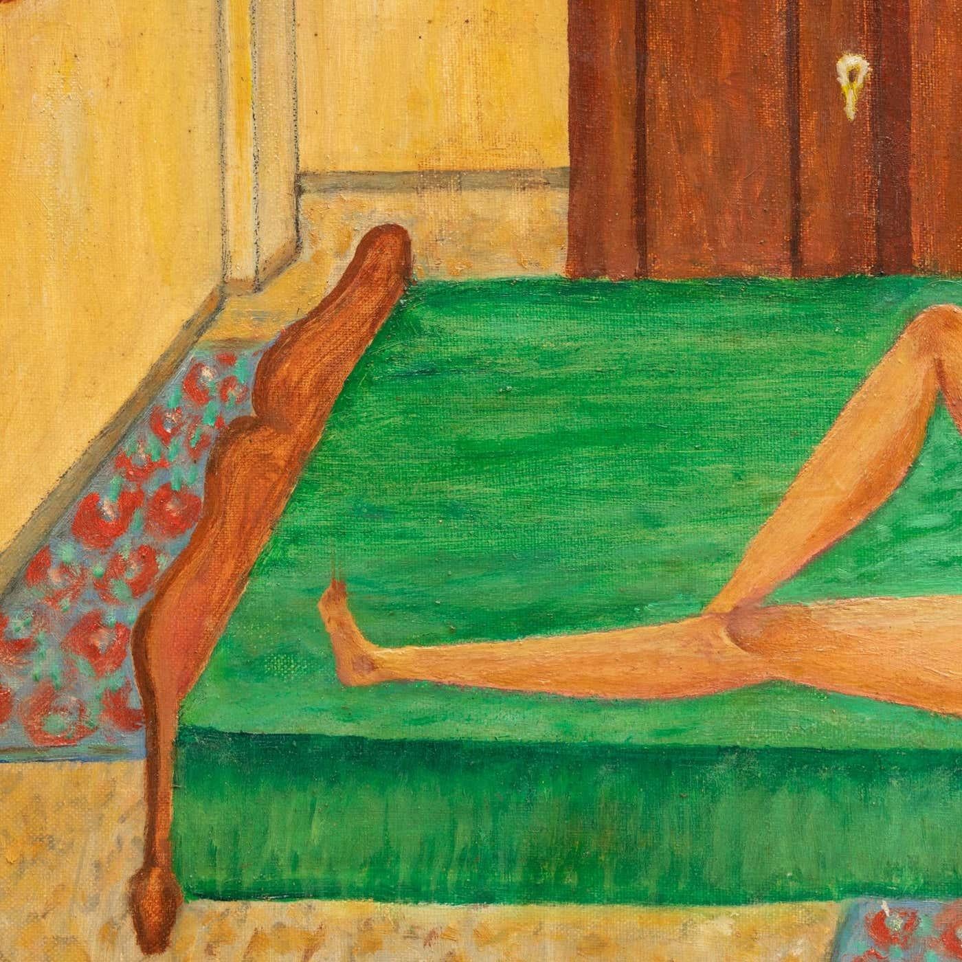 Pittura di Gonzales su tela, 1998 in vendita 1