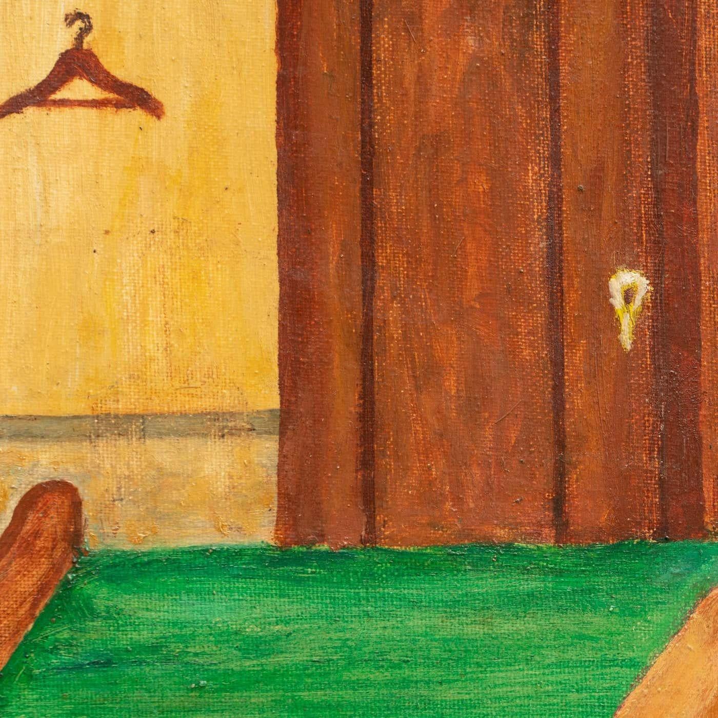 Pittura di Gonzales su tela, 1998 in vendita 2