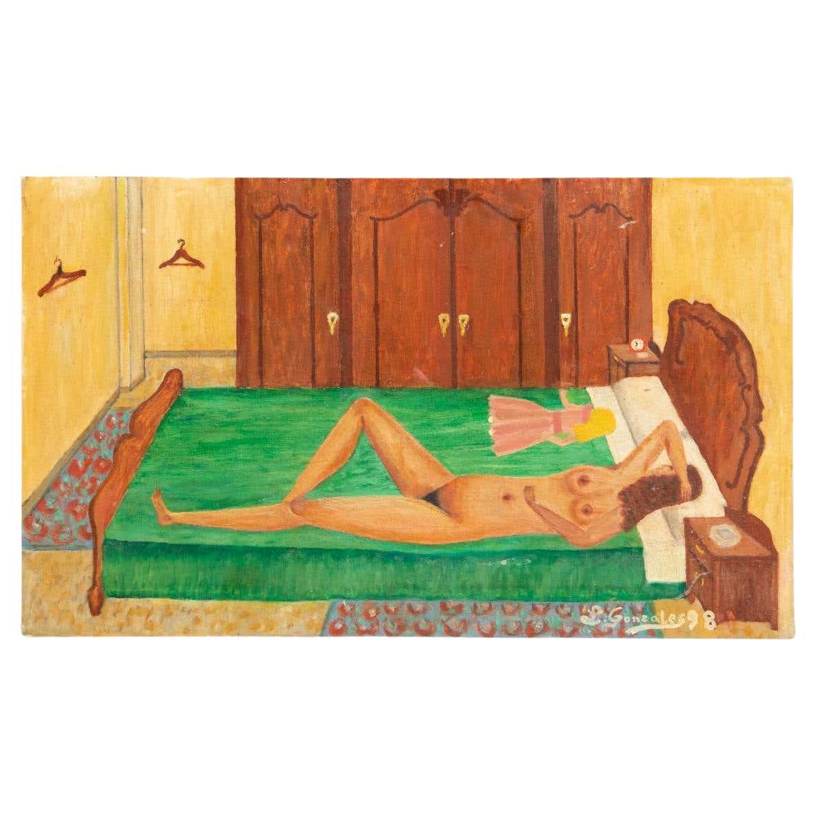 Painting by Gonzales on Canvas, 1998