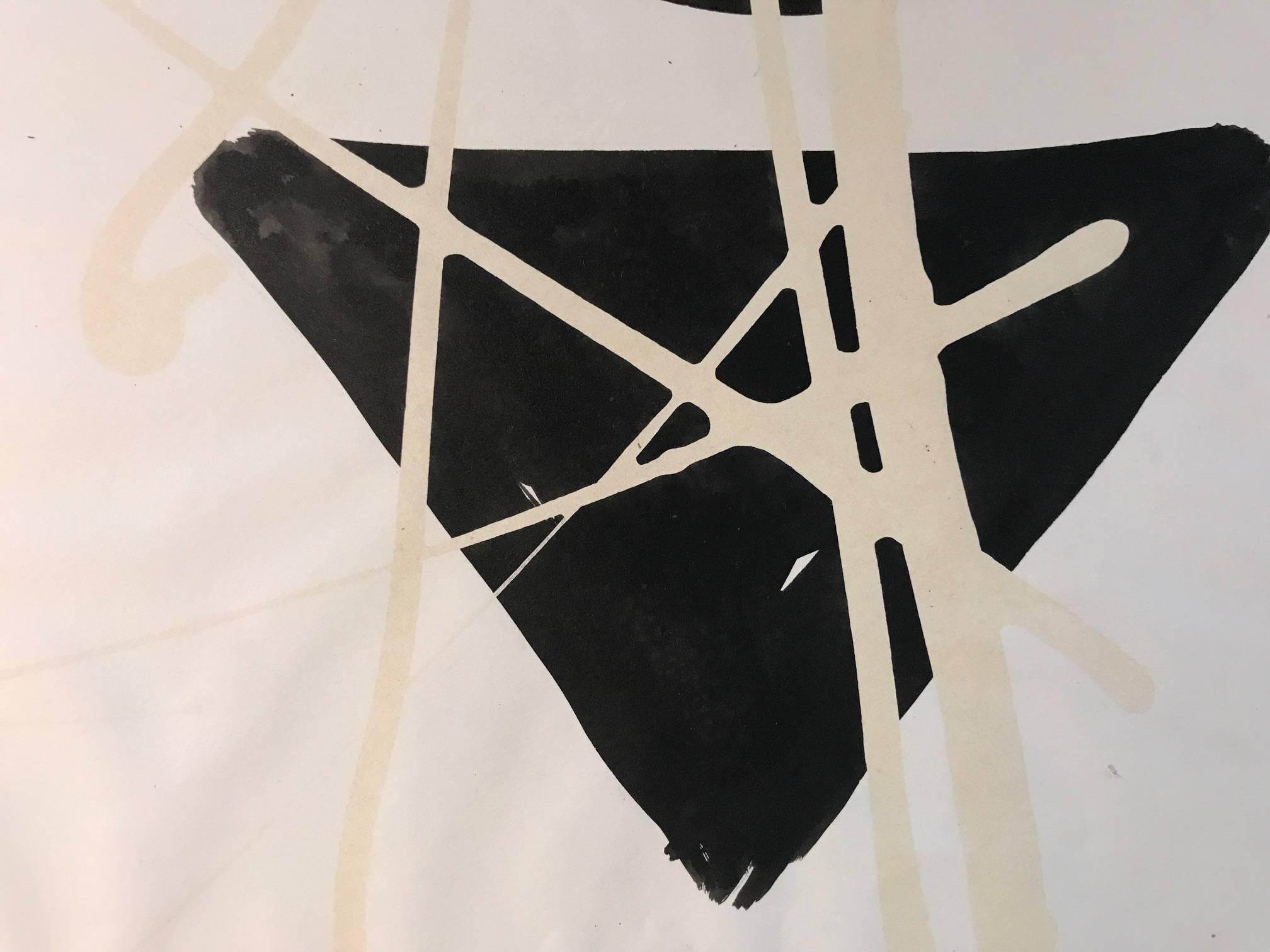 Mid-20th Century Painting by Gordon Onslow Ford, Dated 10/1/60