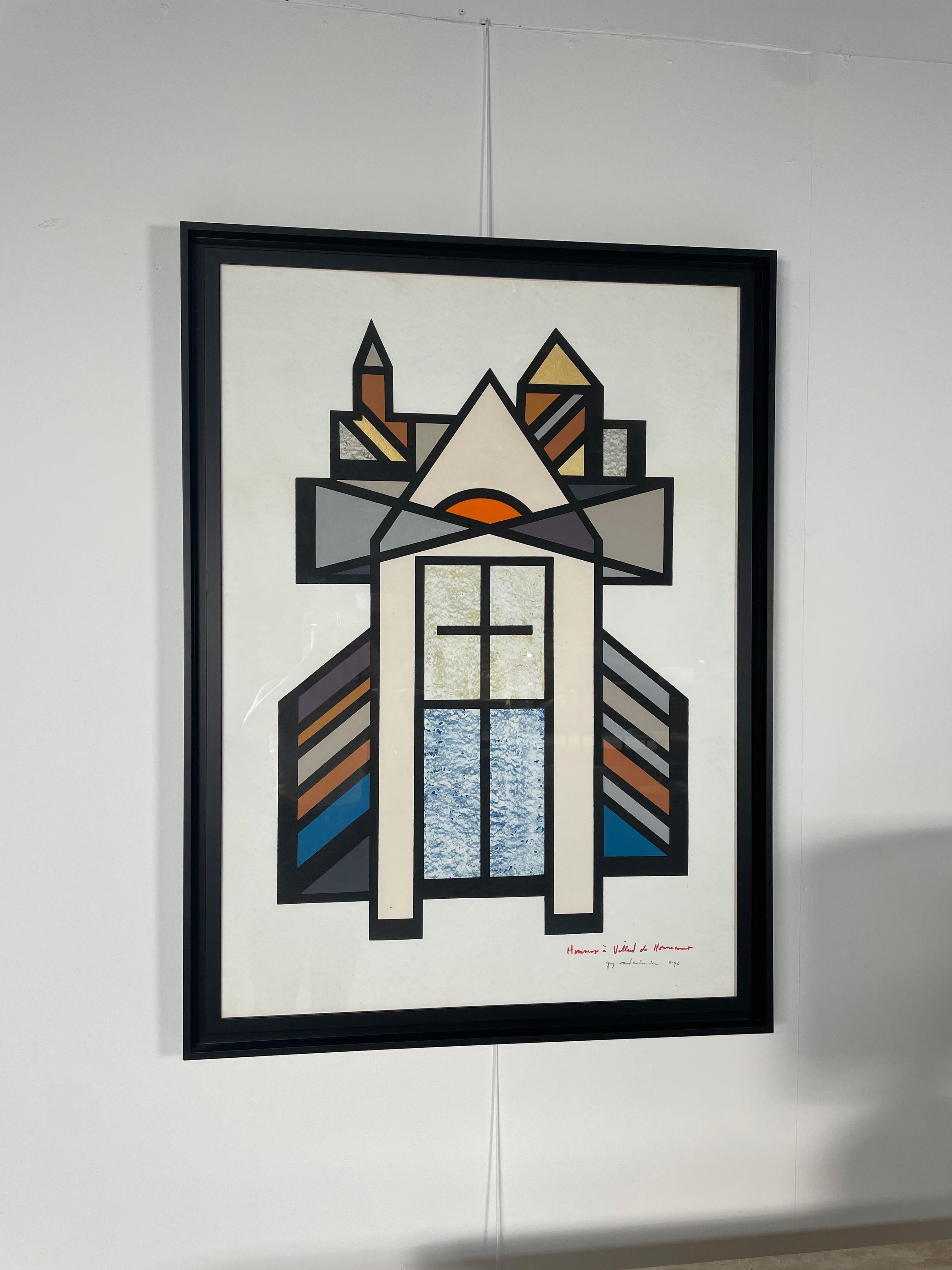 Pittura di Guy Vandenbranden - Belgio, 1992 In condizioni buone in vendita a Brussels, BE