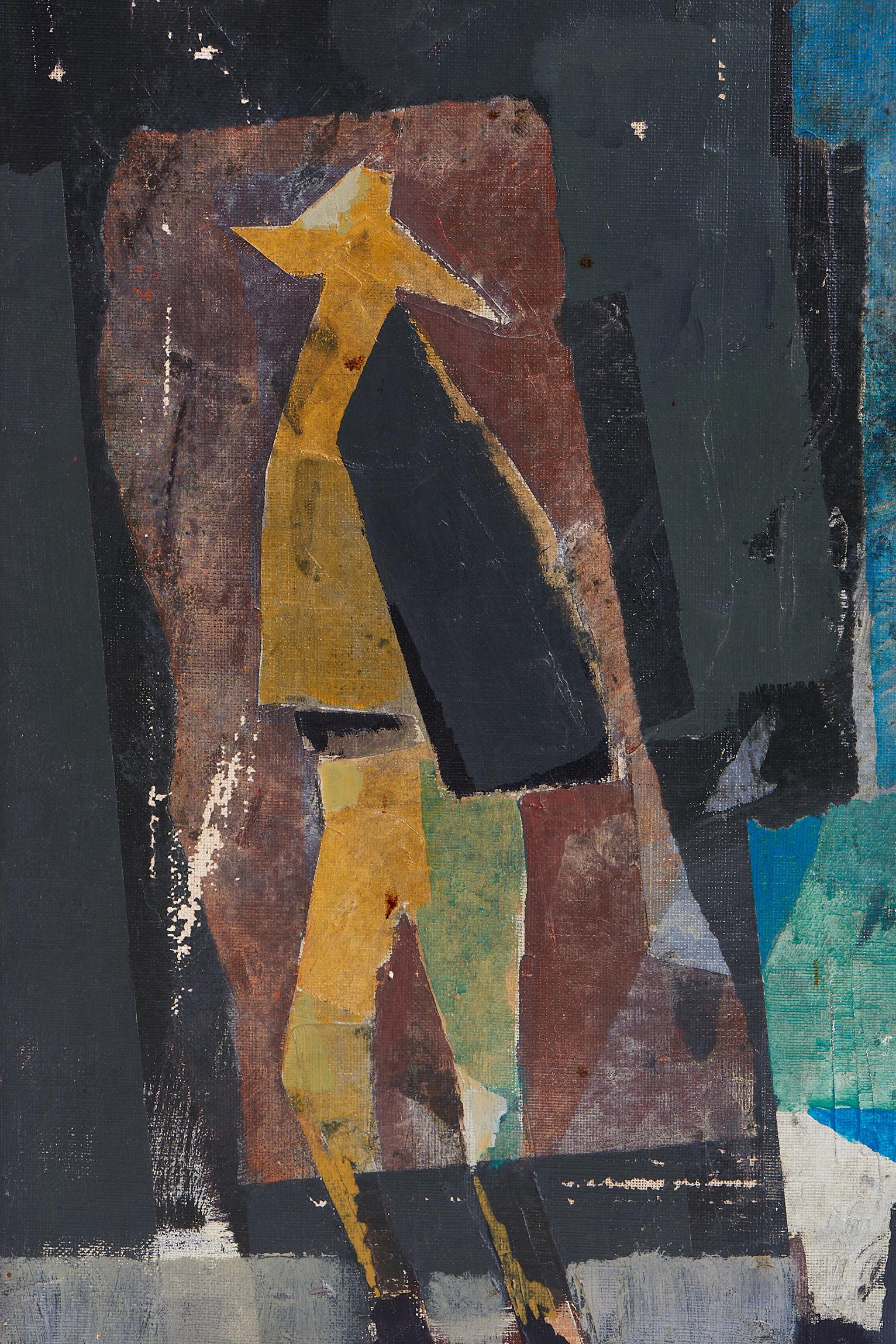 Mid-Century Modern Painting by Håkan Engström, 1908-1987