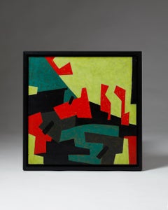 Painting by Harry Booström, Sweden, 1955