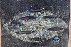Peinture de Helen Dunham (1911 - 1994), intitulée People