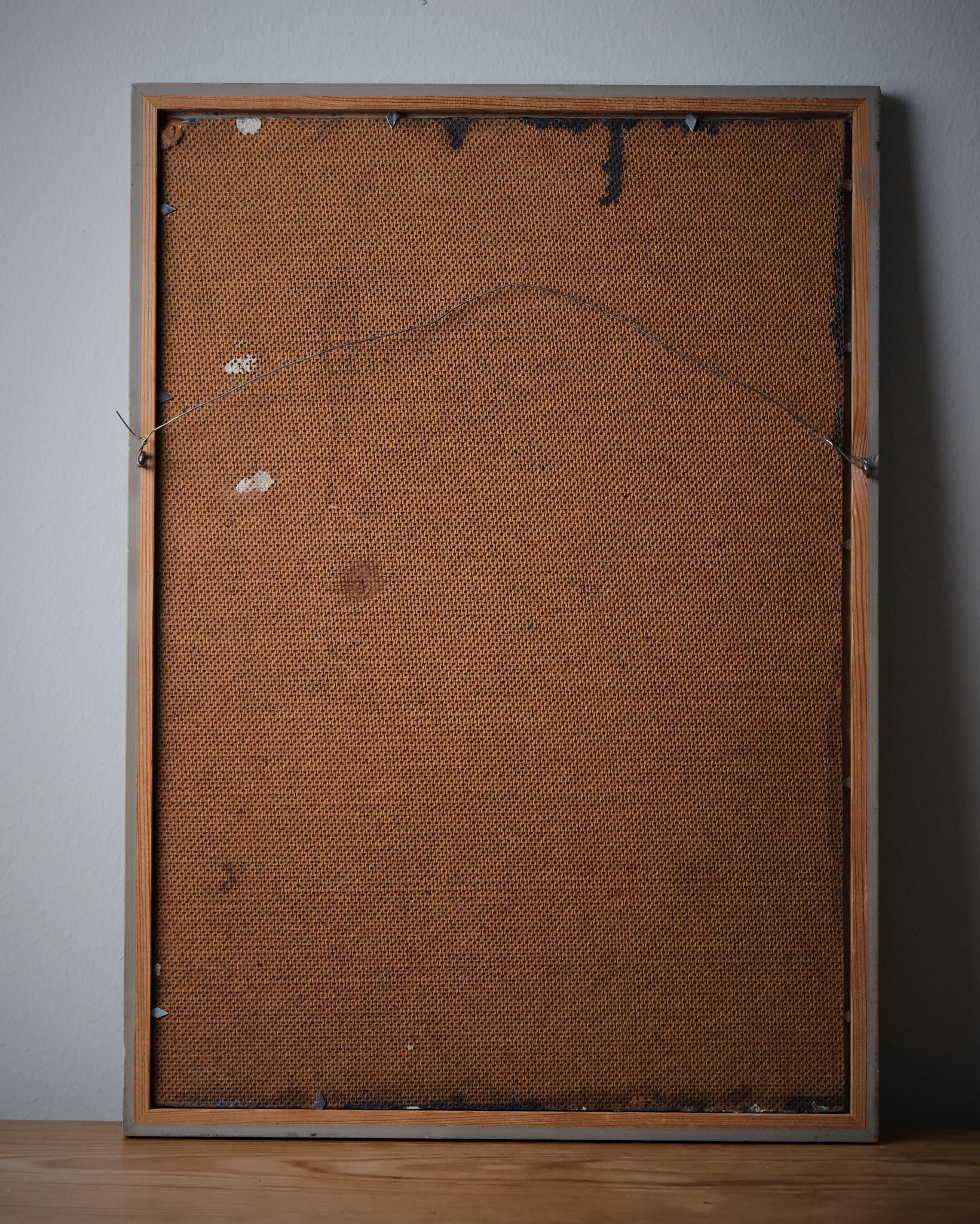 Gemälde von Henri Sert, Schweden, Mitte des 20. Jahrhunderts im Angebot 3