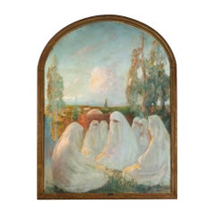 Painting by JOSÉ FELIPE ABÁRZUZA RODRÍGUEZ DE ARIAS (Cádiz, 1871-Puerto Real
